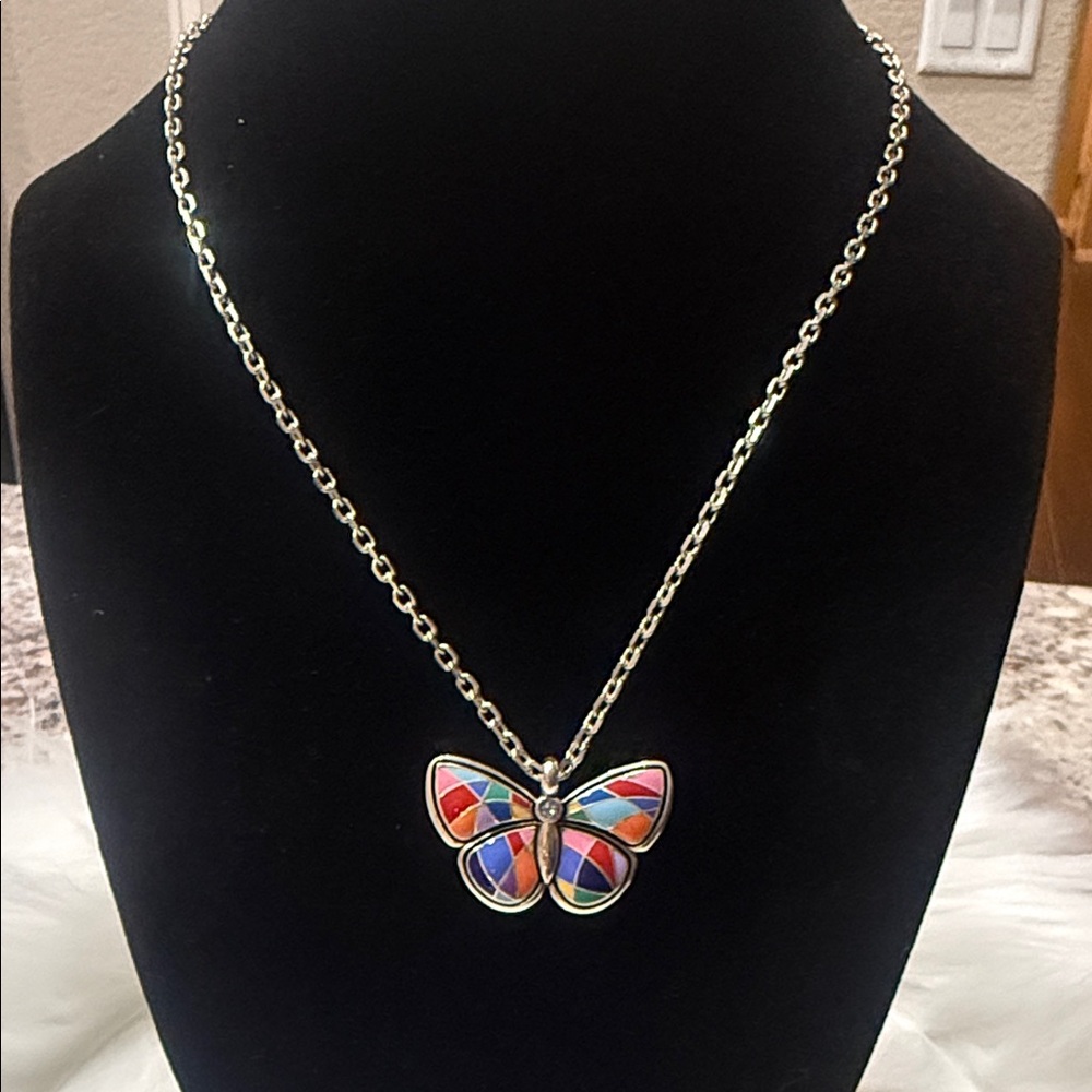 🦋🆕 Brighton Colormix Small Butterfly Necklace NWT